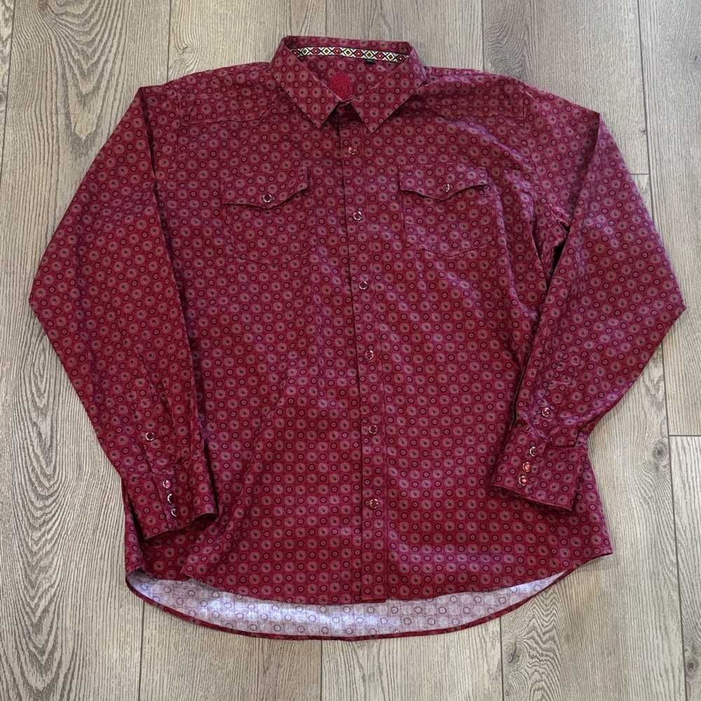 Platini western shirt in 100% cotton. Men's 3XL. Like new condition. Giddy up!